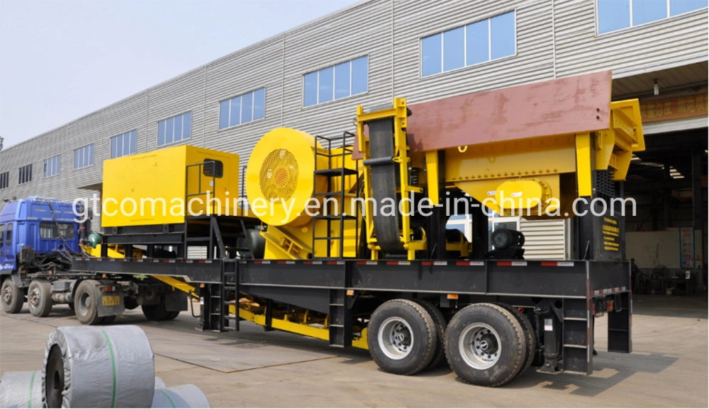 Small Scale Mining Equipment Mobile Crushing Station Plant