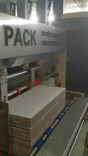 Macchina da stampa flessografica automatica per il taglio di imballaggi e scatole di cartone ondulato