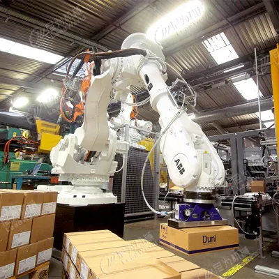 Pallettizzatore robot automatico industriale ABB per l'imballaggio di pallet